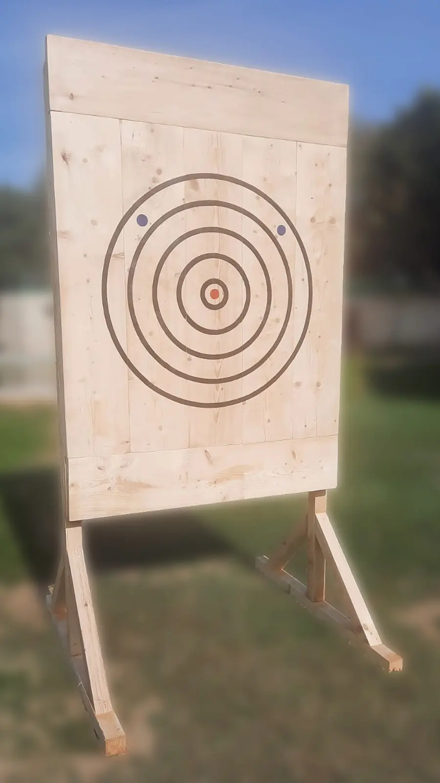 Uluslararası Standartlara Uygun Balta Hedef Tahtası