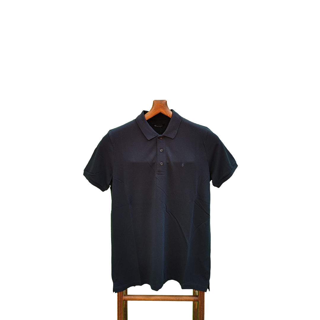 Siyah Polo Yaka T-Shirt
