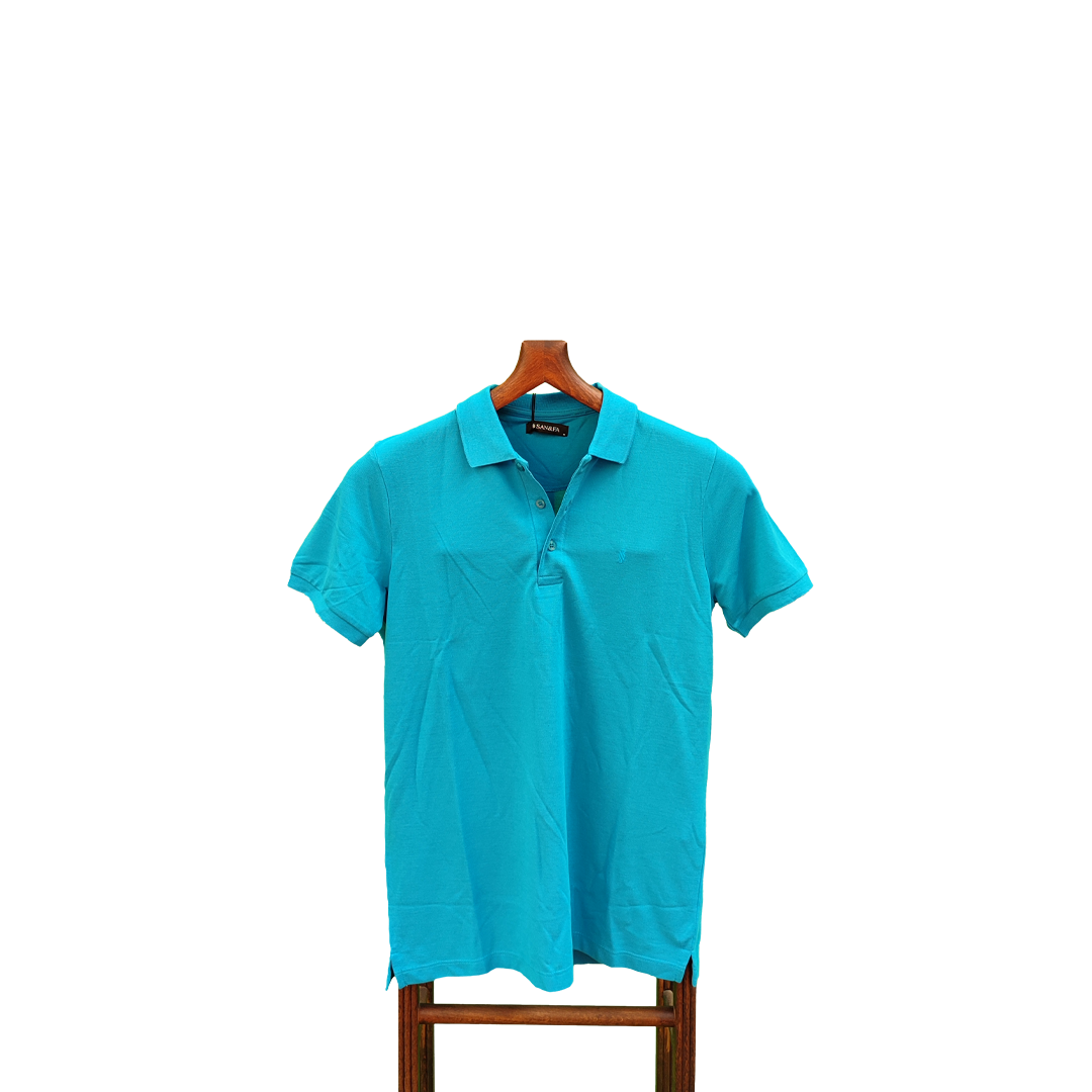 Turkuaz Polo Yaka T-shirt