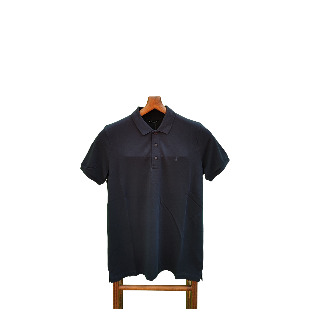 Siyah Polo Yaka T-Shirt