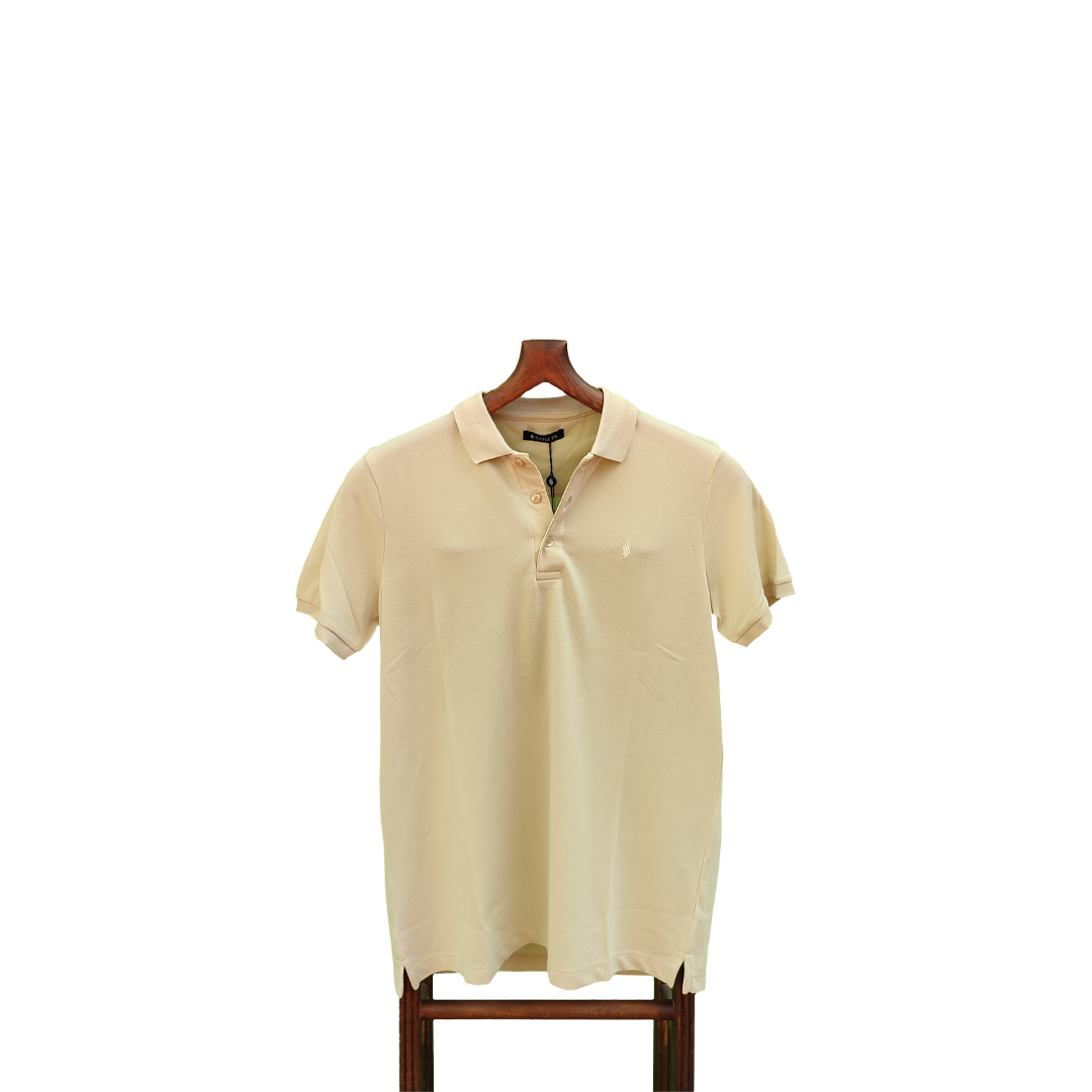 Bej%20Cepsiz%20Polo%20Yaka%20T-Shirt%20