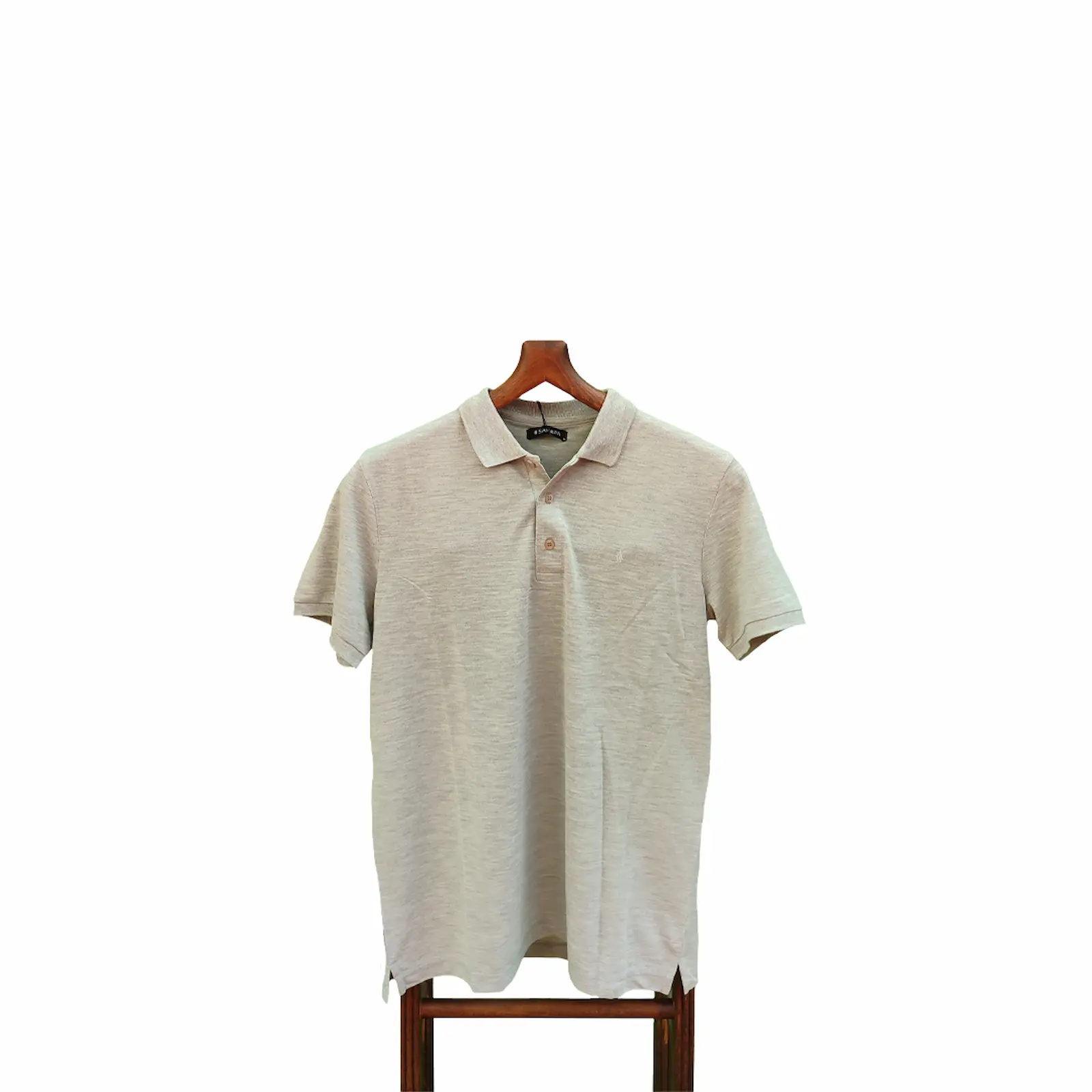 Gri Polo Yaka T-Shirt