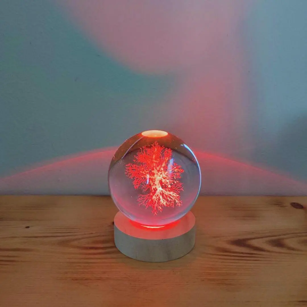 Hayat Ağacı Figürlü Gece Lambası