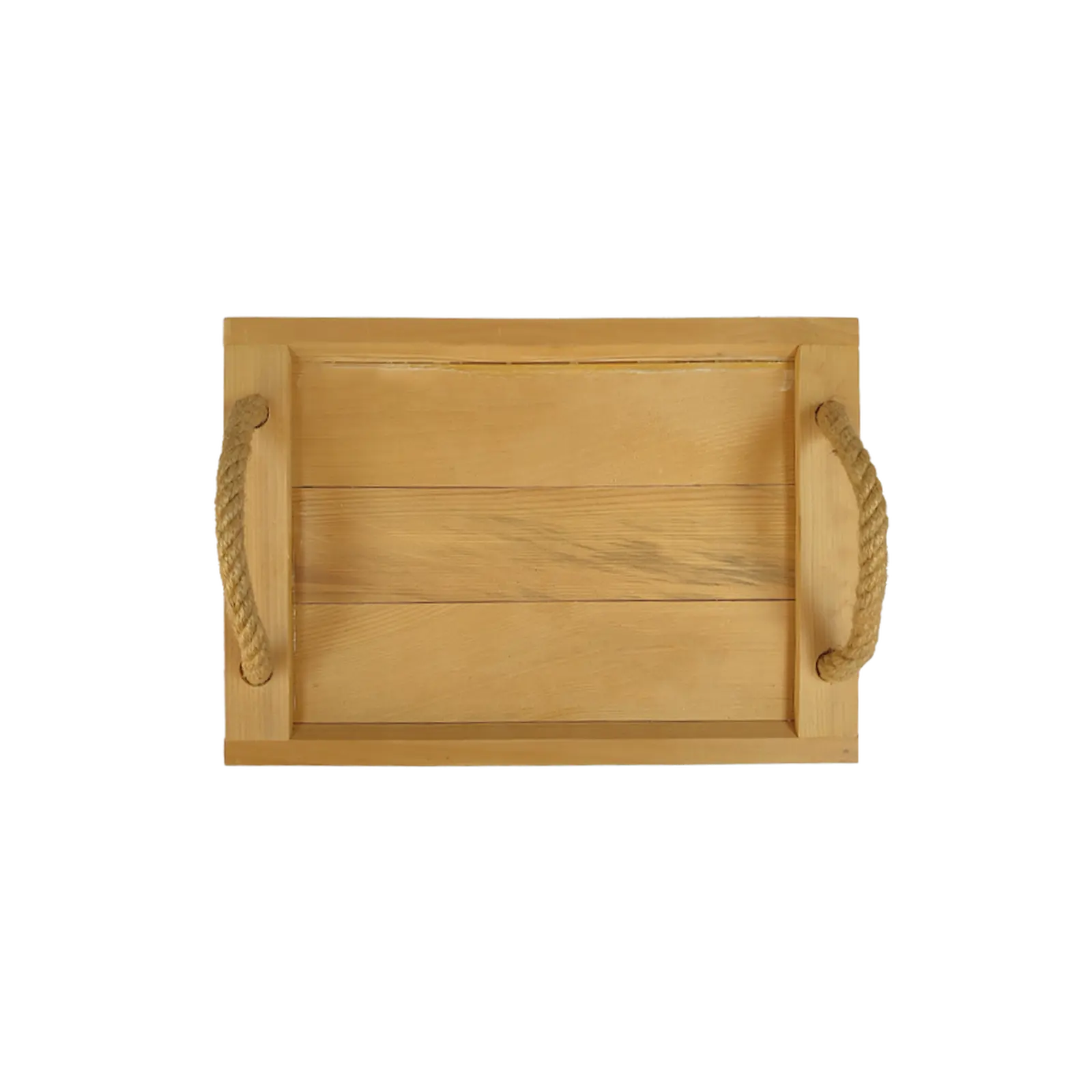 El Yapımı Ahşap İpli Tepsi