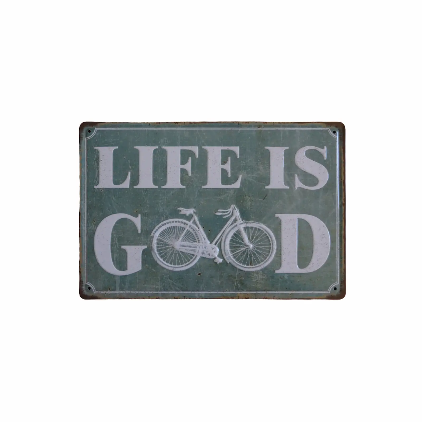 Life Is Good Yazılı Metal Plaka