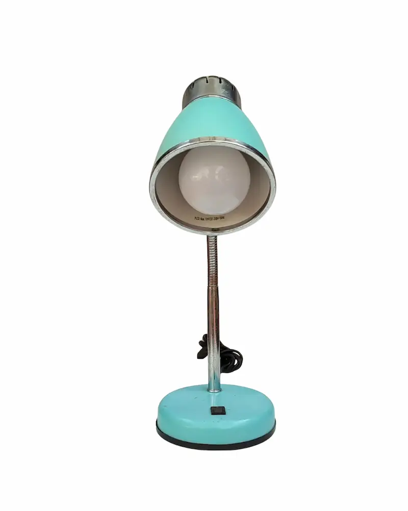 Turkuaz Masa Lambası