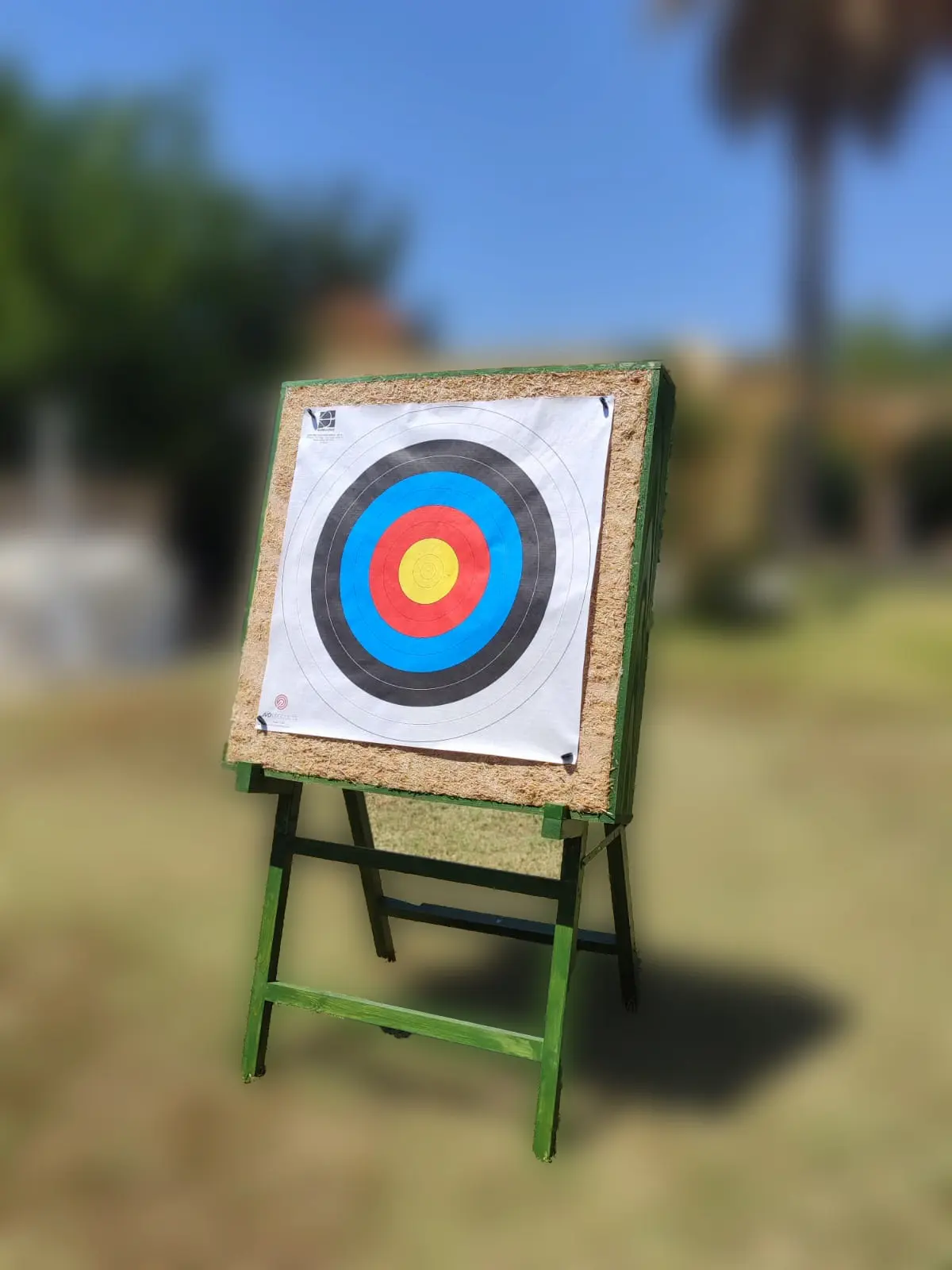 Standart Boyutlarda Sıkıştırılmış Samanlı Ok Atış Hedefi 