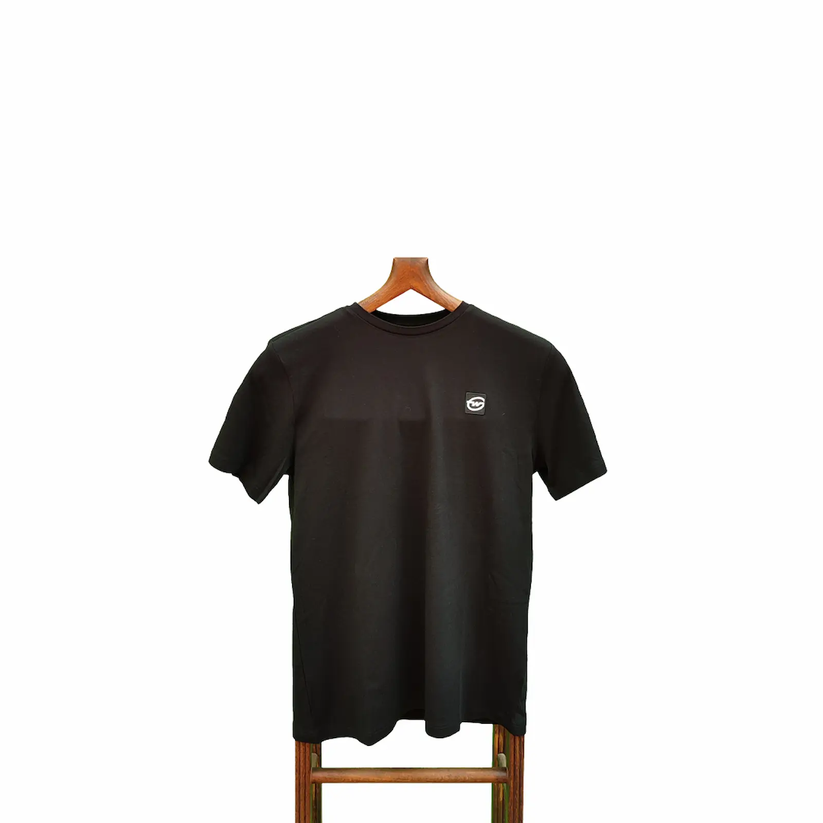 Siyah Sırtı Baskılı T-Shirt