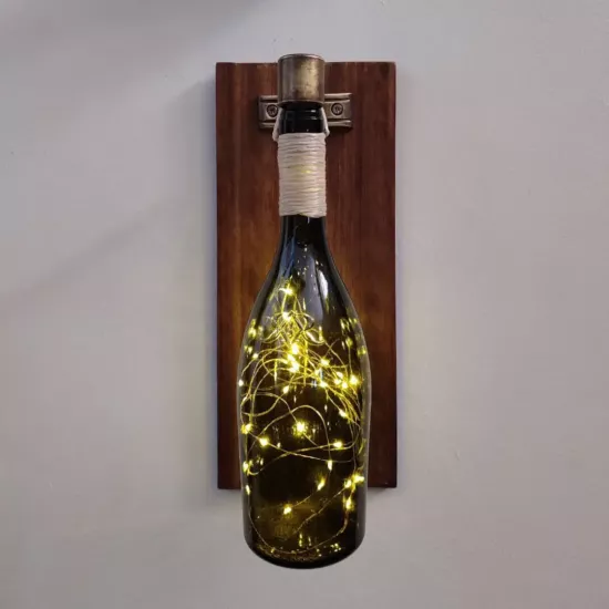 Cam Şişe LED Duvar Lambası