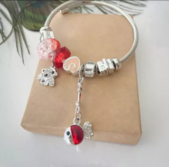 Balık Detaylı Charm Bileklik