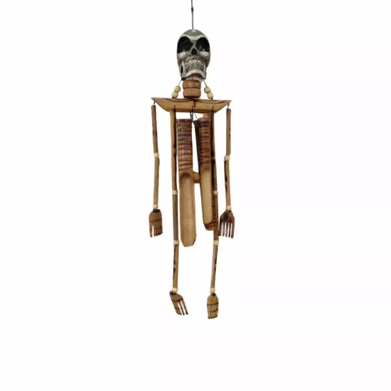 Bambu Kurukafa Rüzgar Çanı & Rüzgar Gülü