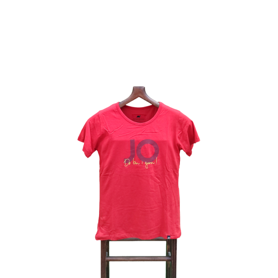 Kırmızı Baskılı T-Shirt