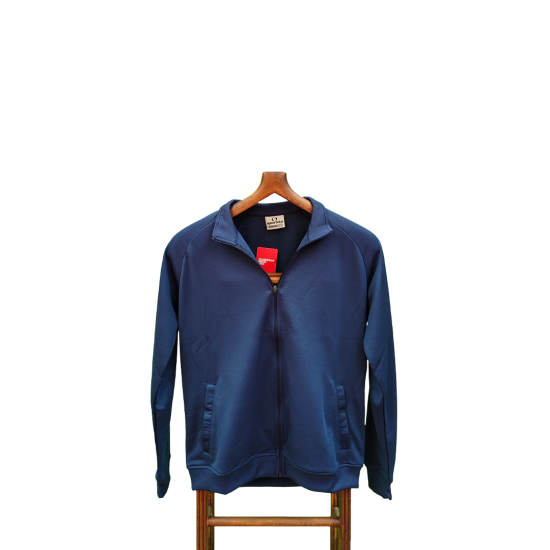 Lacivert Fermuarlı Erkek Sweatshirt