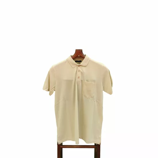 Bej Polo Yaka Erkek Tişört