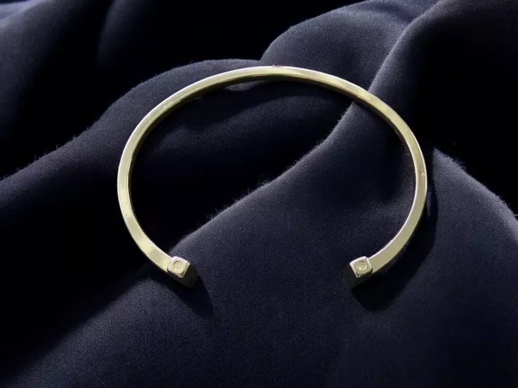 Gümüş Çelik Bileklik – Minimal T Uçlu Model