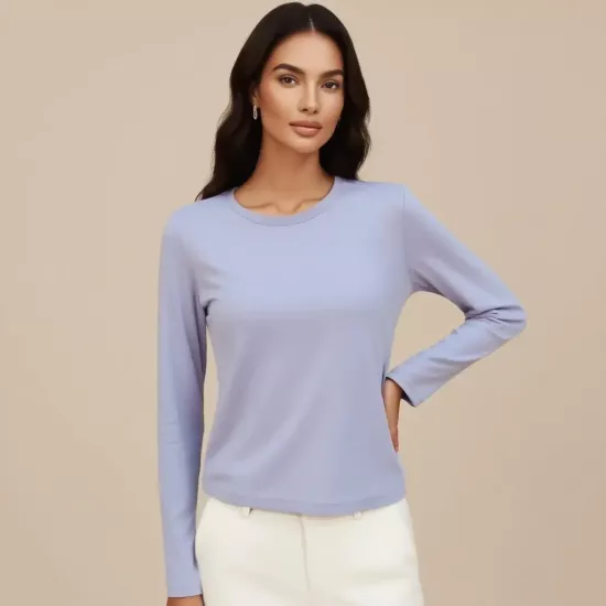 Kadın Sweatshirt Eflatun 