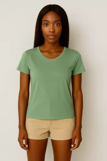 Açık Yeşil Bayan T-Shirt
