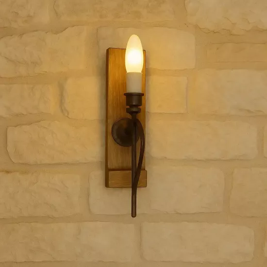 El Yapımı Ahşap Duvar Apliği