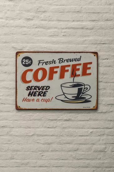 Fresh Brewed Yazılı Coffee