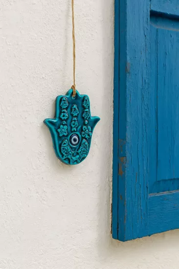 Seramik Fatma Ana Eli Duvar Süsü