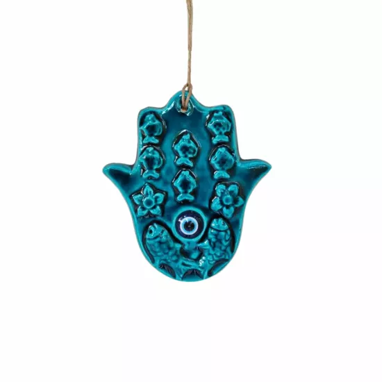 Seramik Fatma Ana Eli Duvar Süsü