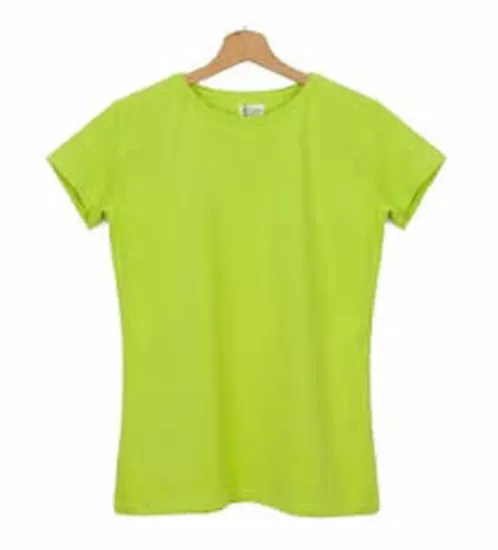 Fıstık Yeşili Bayan T-Shirt