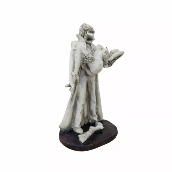 Kucağında Kadın Taşıyan İskelet Biblo Heykel