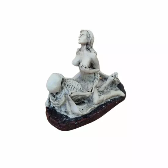 İskelet ve Aşk Temalı Pozisyon Çift Biblo