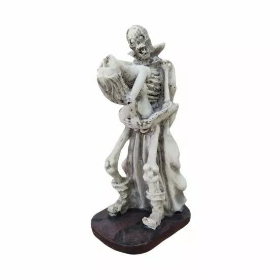 İskelet ve Kadın Aşk Temalı Biblo