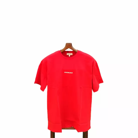 Kırmızı Ön Horoz Arka Phokai T-Shirt