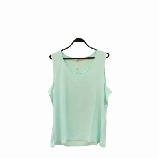 Mint Yeşili Kolsuz Bluz
