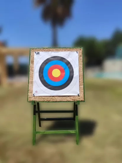 Standart Boyutlarda Sıkıştırılmış Samanlı Ok Atış Hedefi 