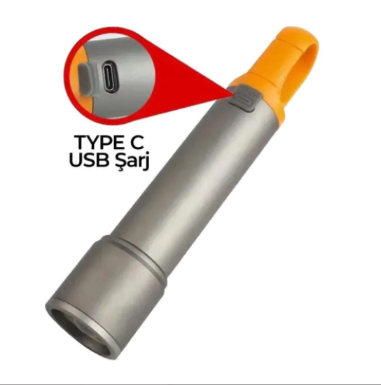 Powerdex PD-3900 Çok Fonksiyonlu Zoomlu Şarjlı El Feneri