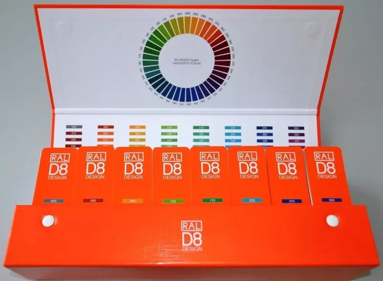 RAL D8 Design Plus Renk Kataloğu - Yarı Mat