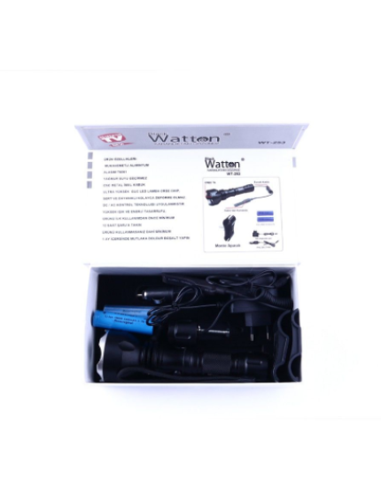 Watton Wt-253 Şarjlı Tüfek Feneri