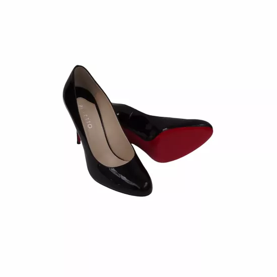 Siyah Rugan Stiletto | Parlak İnce Topuklu Ayakkabı