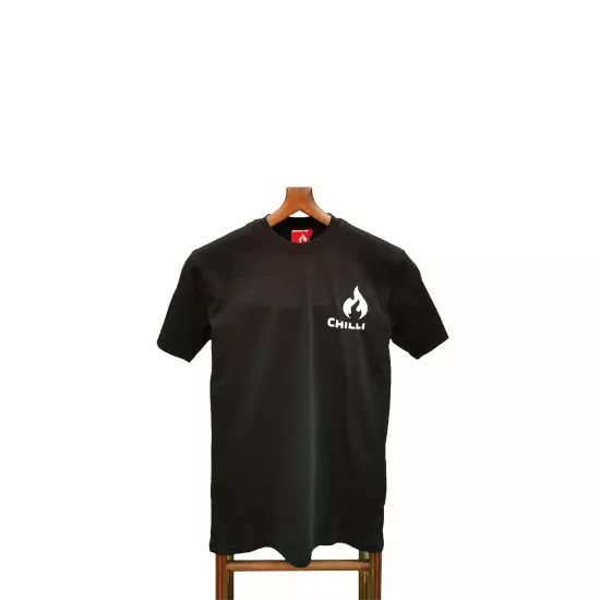CHILLI Siyah Tişört | Ateşli Stil & Rahat Kesim