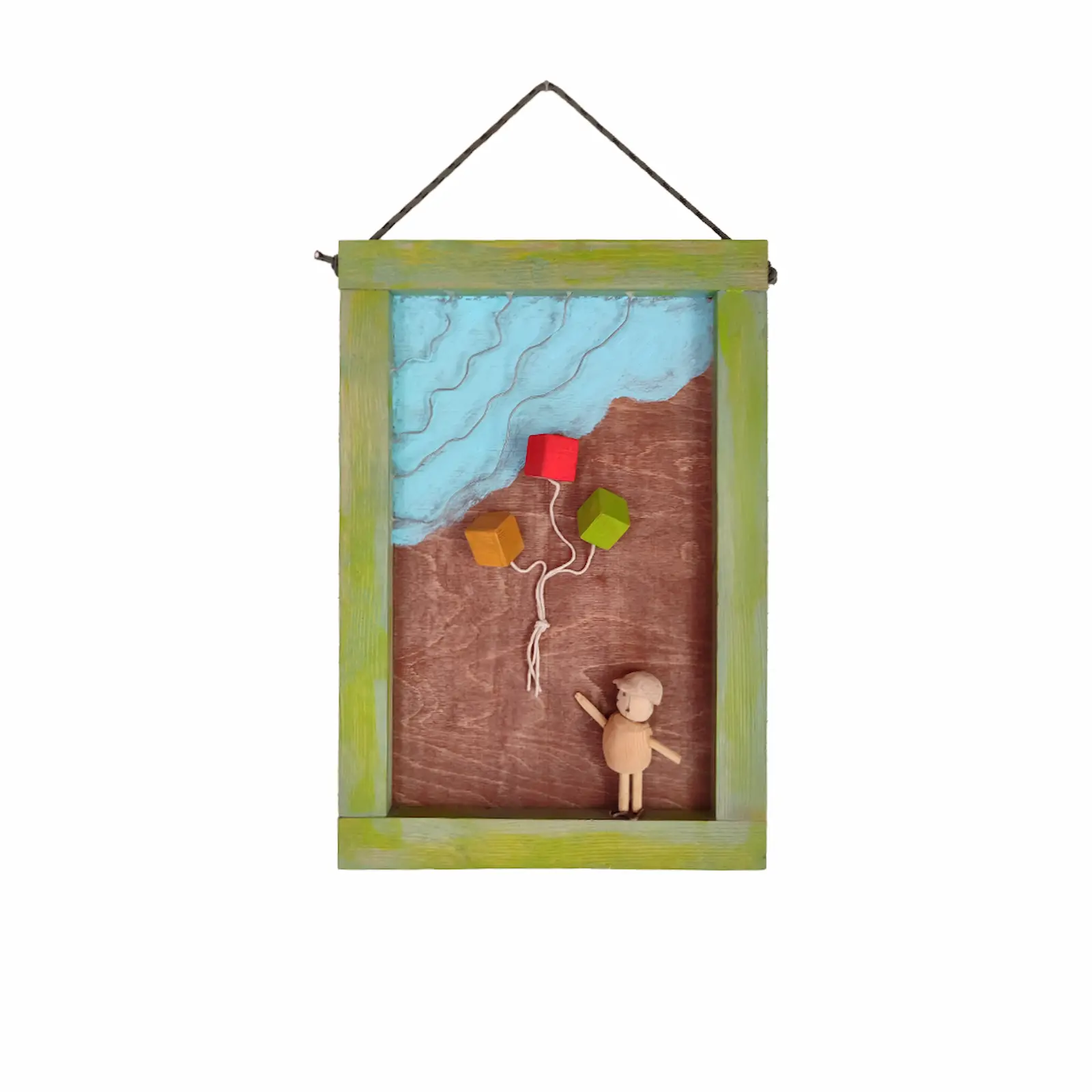 Doğal Malzemeler Çocuk Tablosu