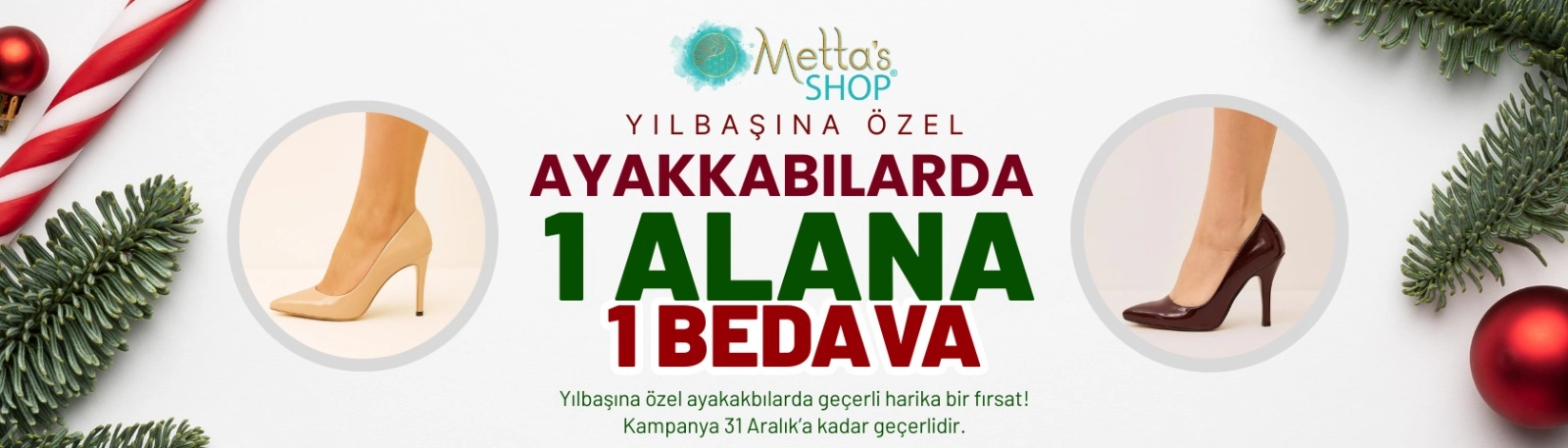 Ayakkabıda 1 Alana 1 Bedava
